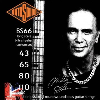 Rotosound Billy Sheehan 簽名款 43-110 英製電貝斯弦 BS66